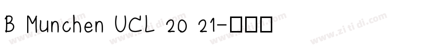 B Munchen UCL 20 21字体转换
